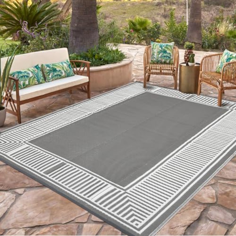 Outdoor Patio Rug 9x18 Reversi - Outdoor Camping Rugs 9X18 reseña y precio