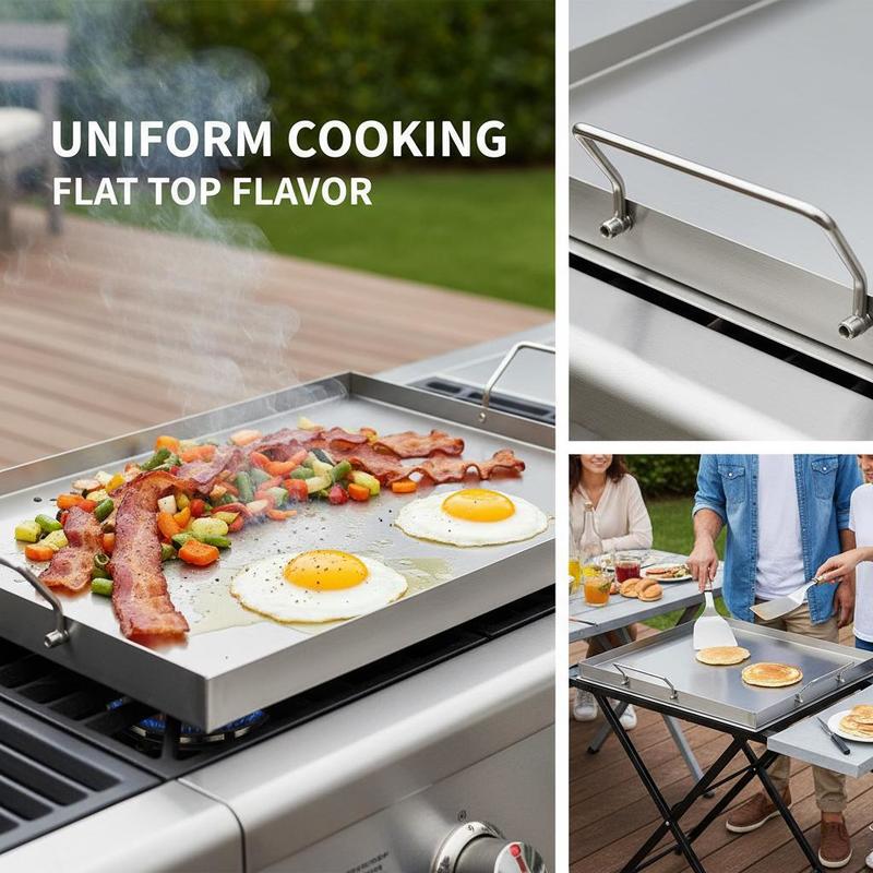 Flat Top Grill Plate 23x16 inc - Outdoor Camping Tools reseña y precio