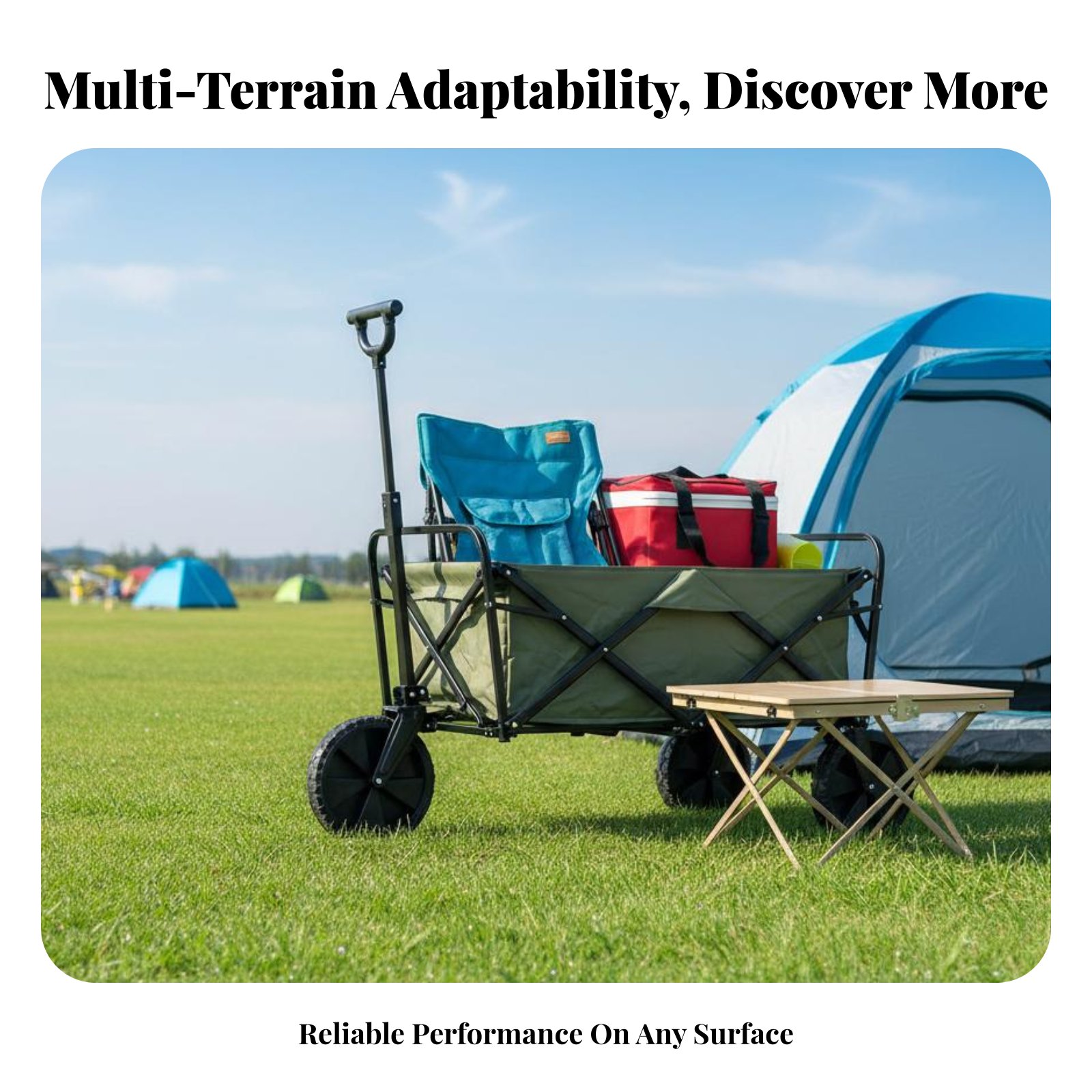 Camping Cart Wheel Multi-Terra - Outdoor Camping Wagon reseña y precio