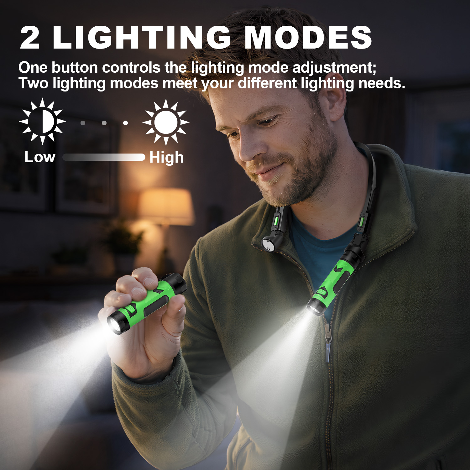 USB Rechargeable LED Neck Ligh - Outdoor Camping Lampe reseña y precio