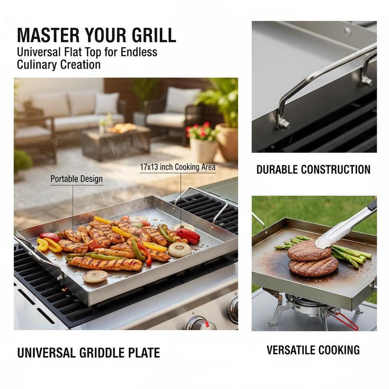 Free Shipping-Rectangular Flat - Cooking Outdoor Camping reseña y precio