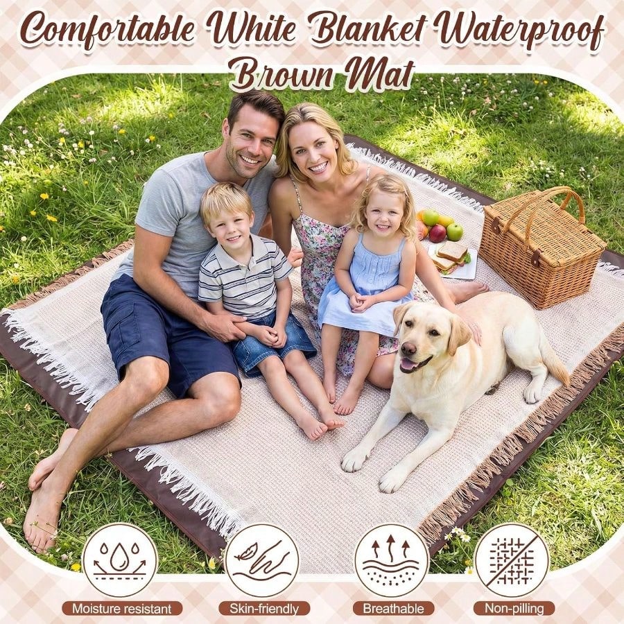 2 In 1 Waterproof Picnic Blank - Outdoor Camping Blanket reseña y precio