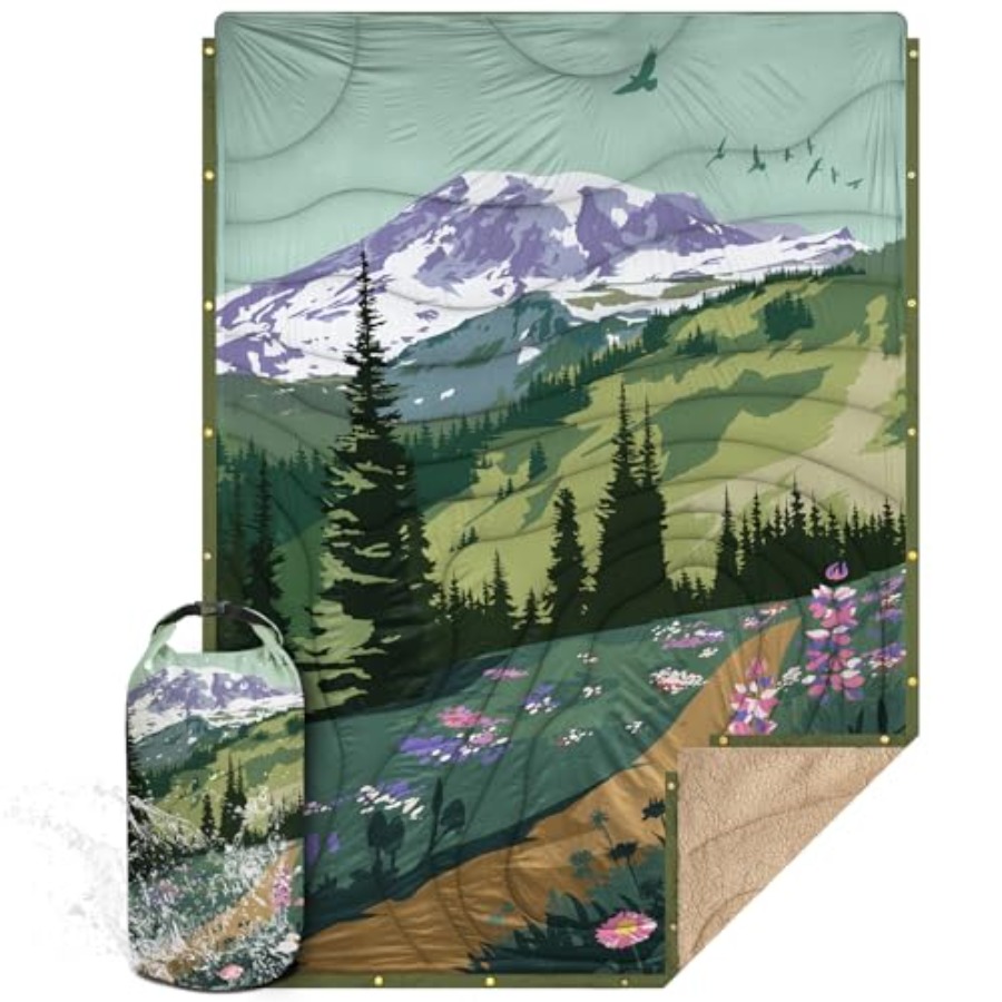 Outdoor Campg Blanket with She - Outdoor Camping Quilt reseña y precio