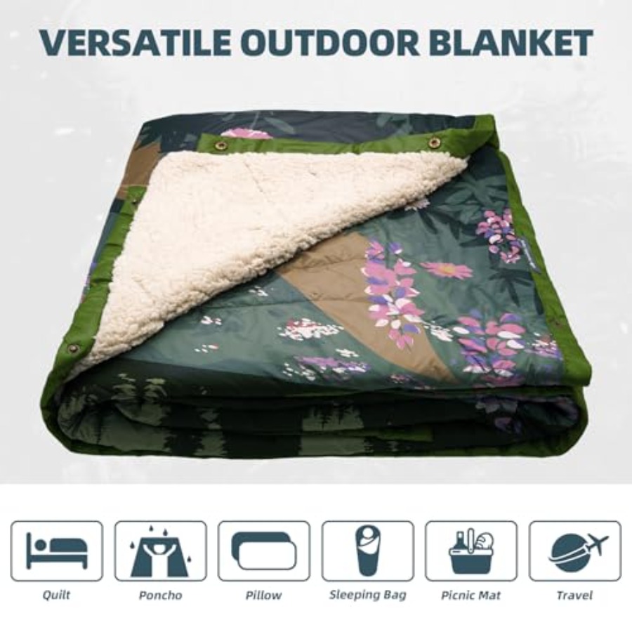 Outdoor Campg Blanket with She - Outdoor Camping Quilt reseña y precio