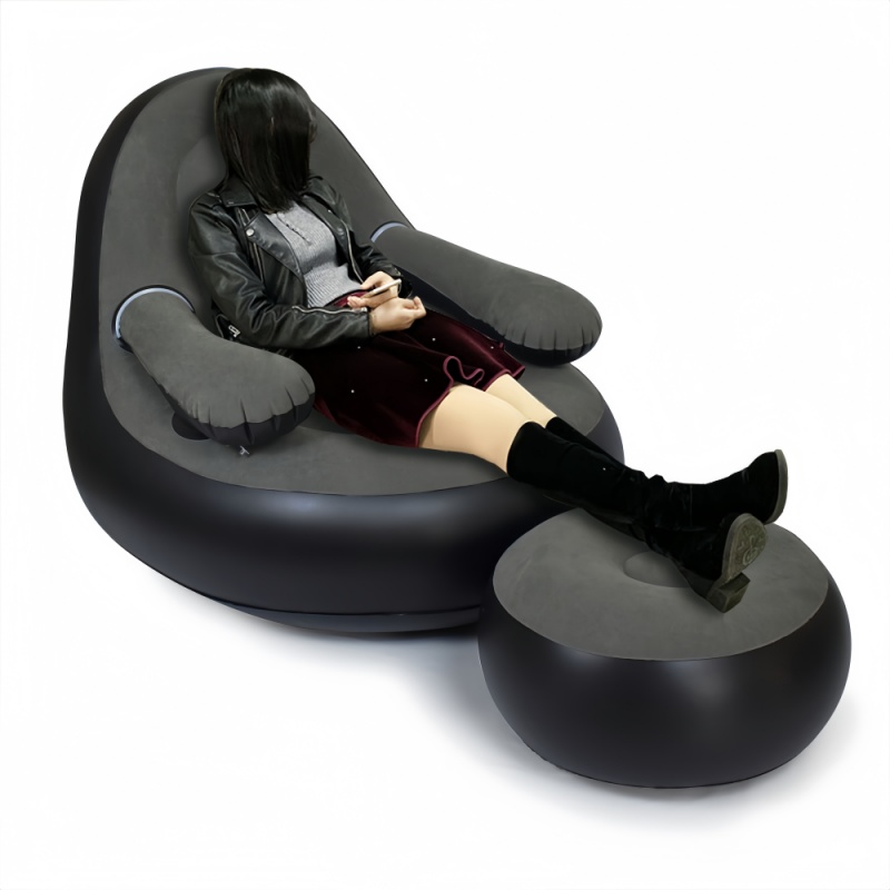 PVC Inflatable Sofa with Armre - Outdoor Camping Folding Chairs reseña y precio