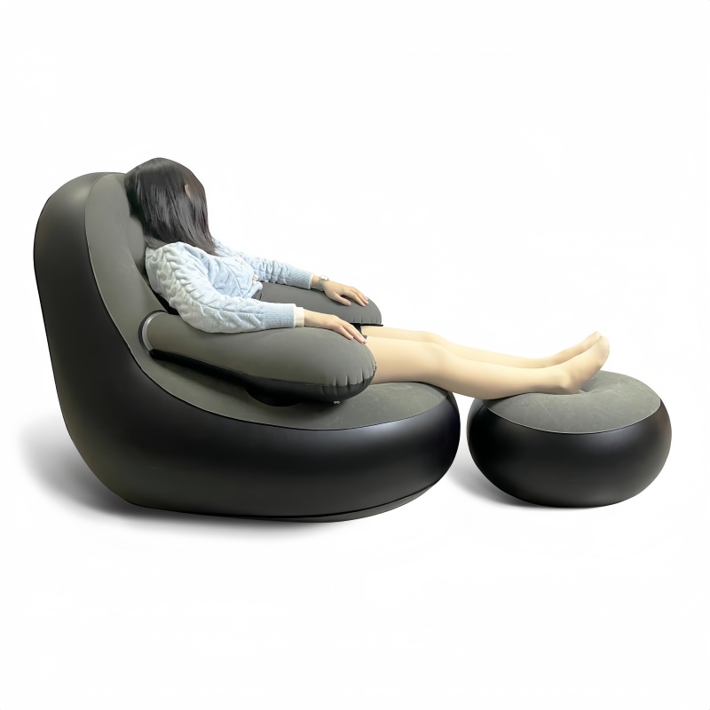PVC Inflatable Sofa with Armre - Outdoor Camping Folding Chairs reseña y precio