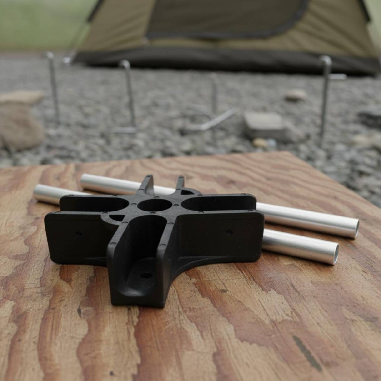 Oval Tube Connector Base Long- - Outdoor Camping Wagon reseña y precio