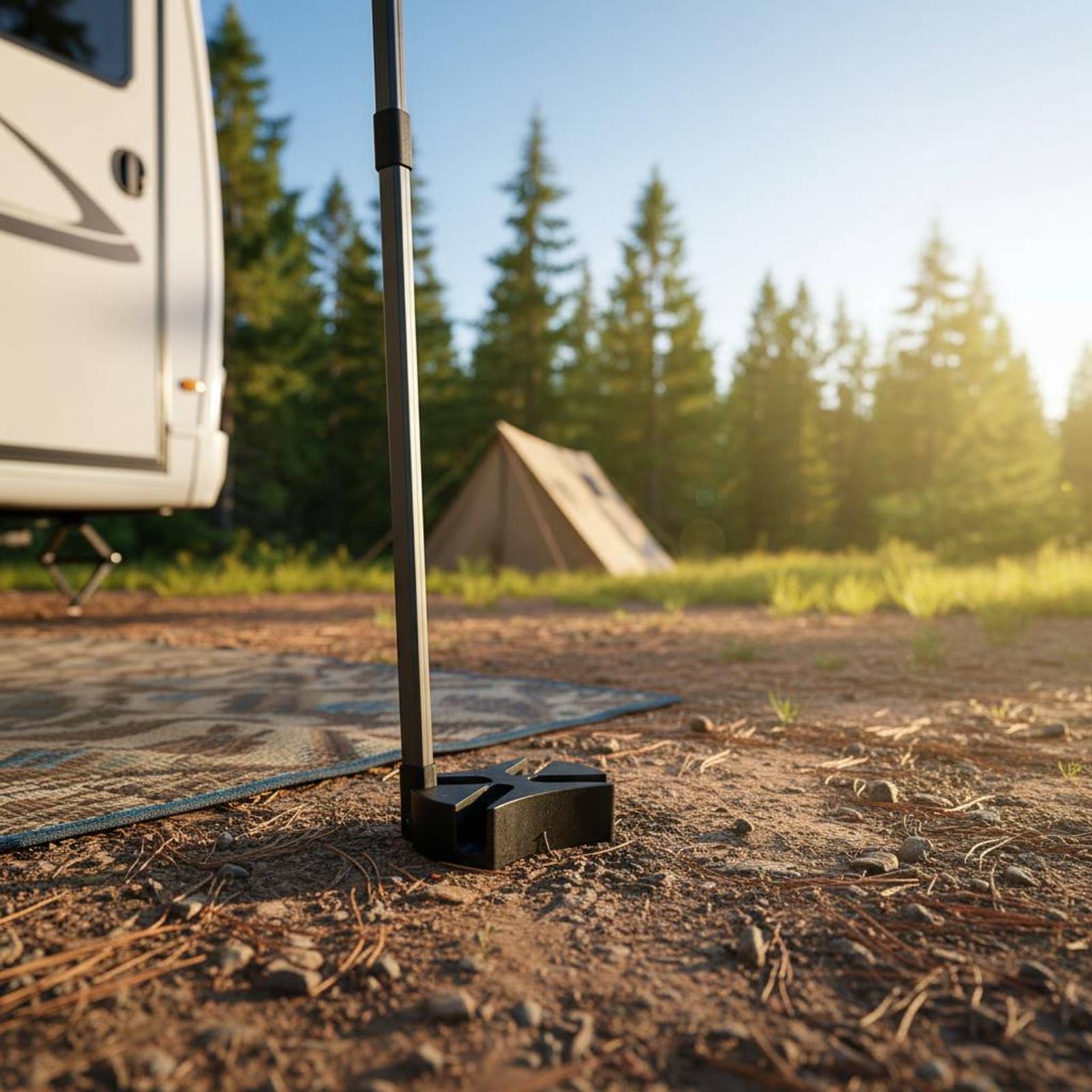 Oval Tube Connector Base Long- - Outdoor Camping Wagon reseña y precio