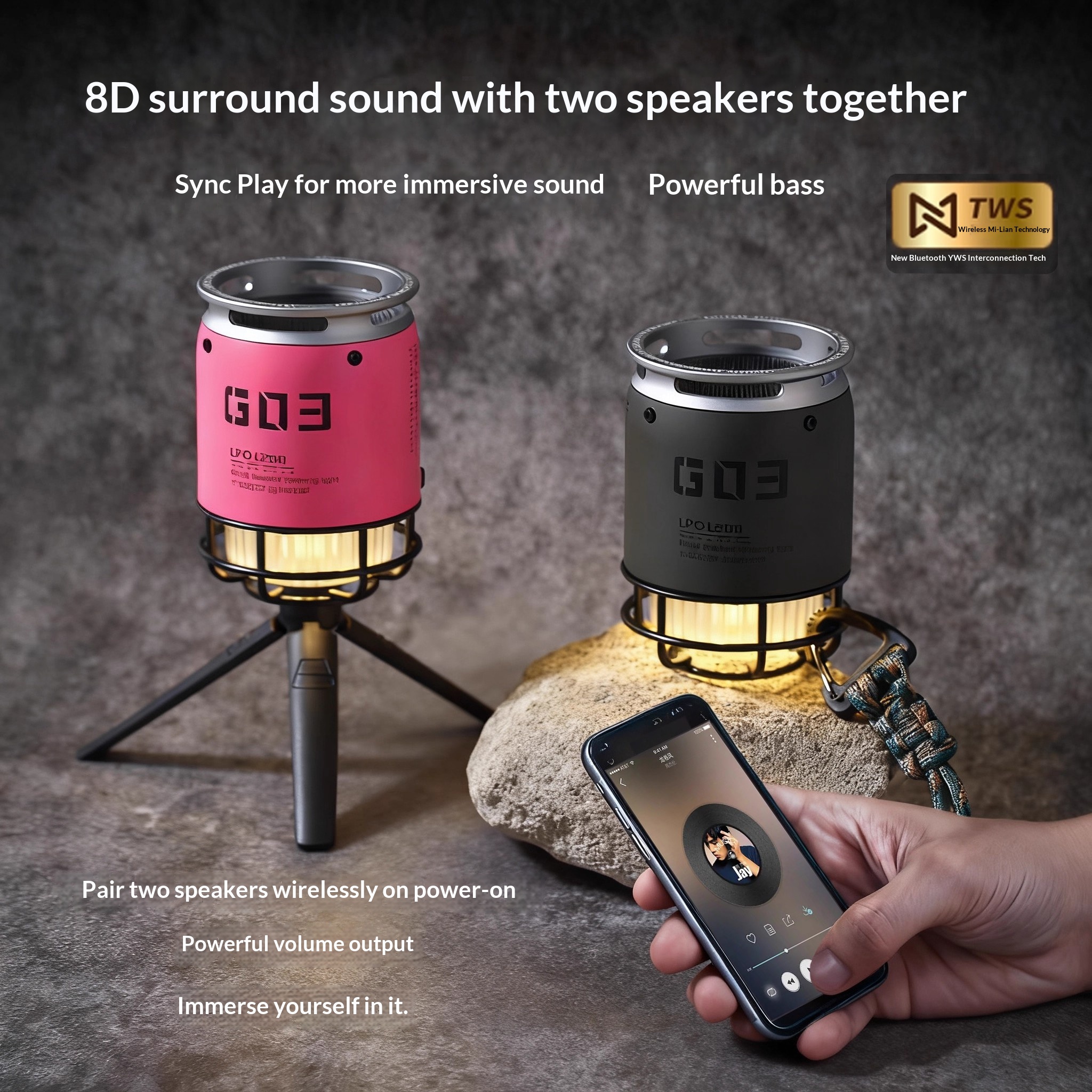 X-ZHIYI Bluetooth Audio Outdoo - Zd Outdoor Camping reseña y precio