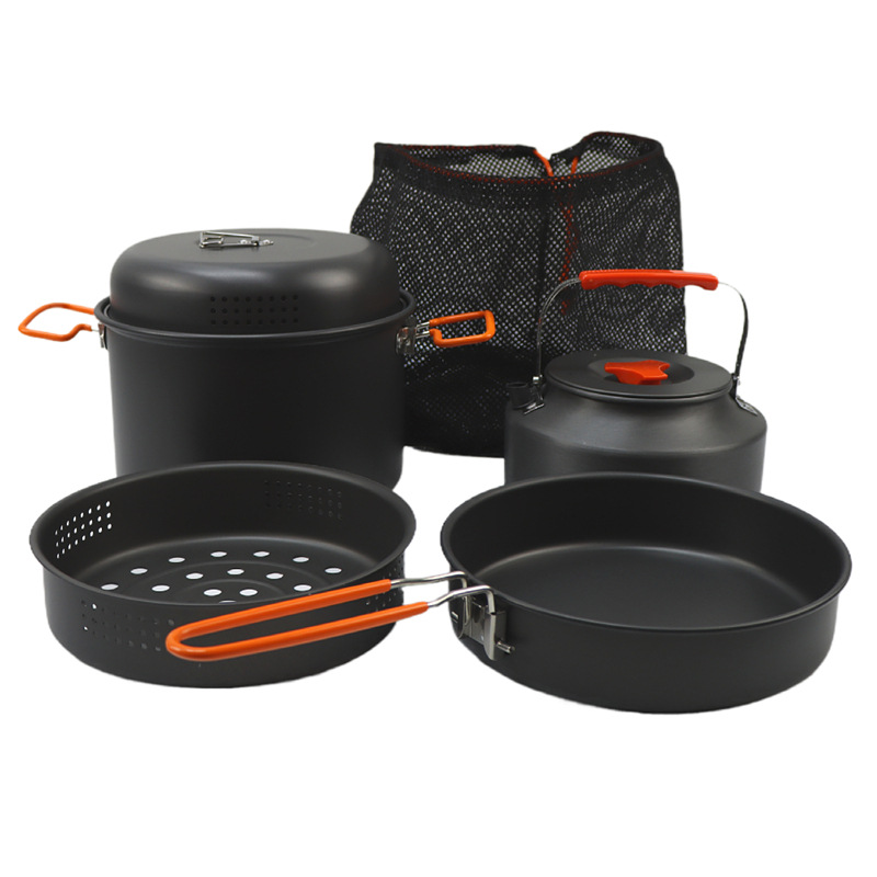 Outdoor Cookware Set Camping C - Outdoor Camping Kettle reseña y precio