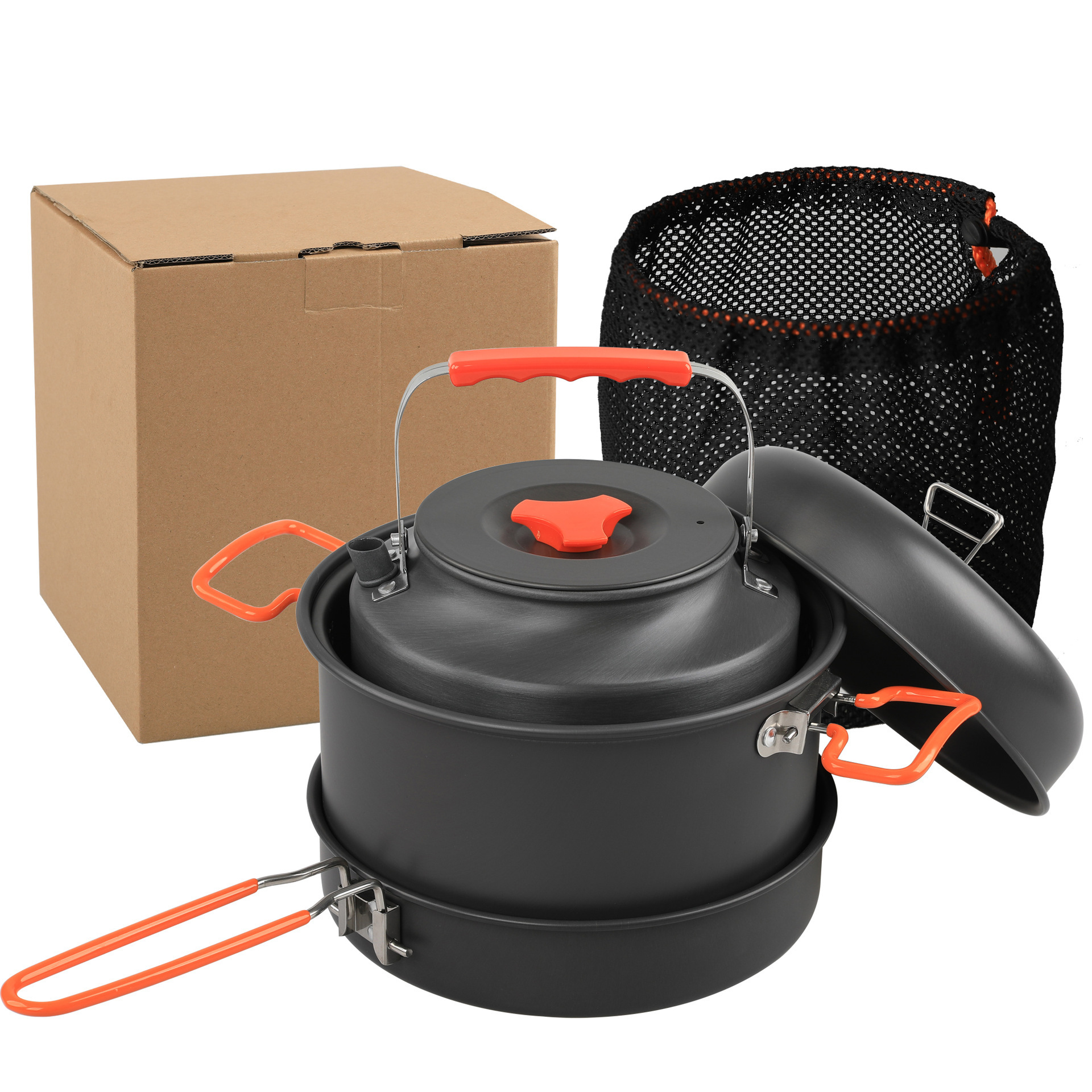 Outdoor Cookware Set Camping C - Outdoor Camping Kettle reseña y precio