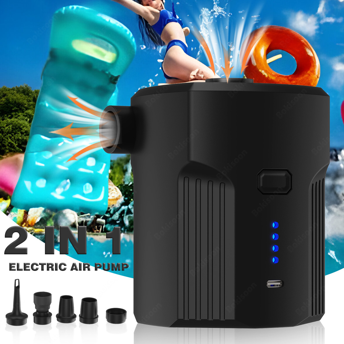 Portable Electric Air Pump for - Outdoor Camping Quilt reseña y precio