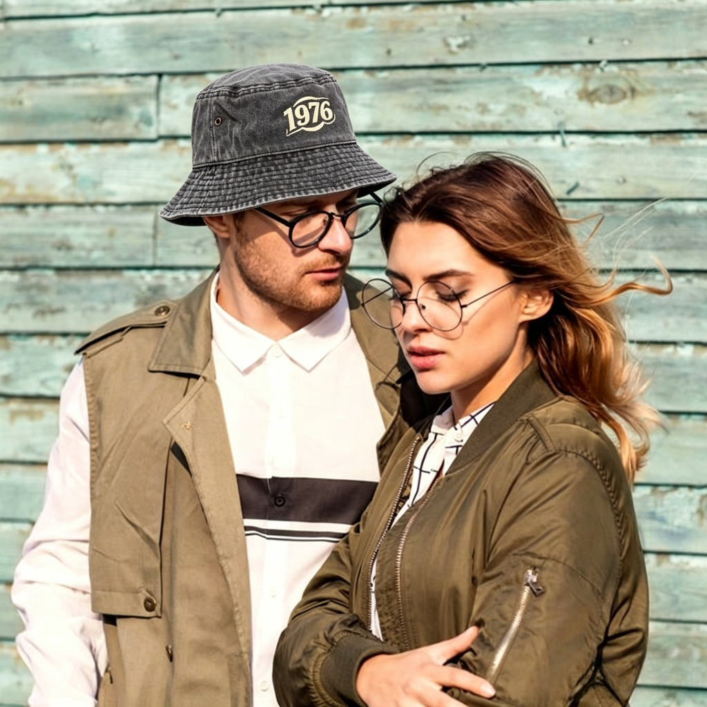 One Unisex Bucket Hat with a ' - Outdoor Camping Decor Ideas reseña y precio