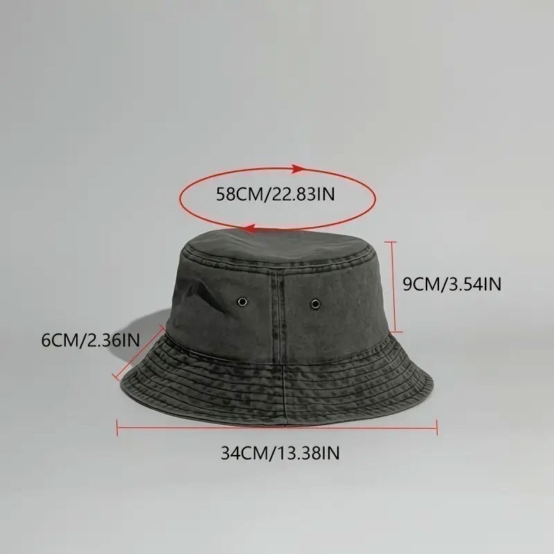 One Unisex Bucket Hat with a ' - Outdoor Camping Decor Ideas reseña y precio