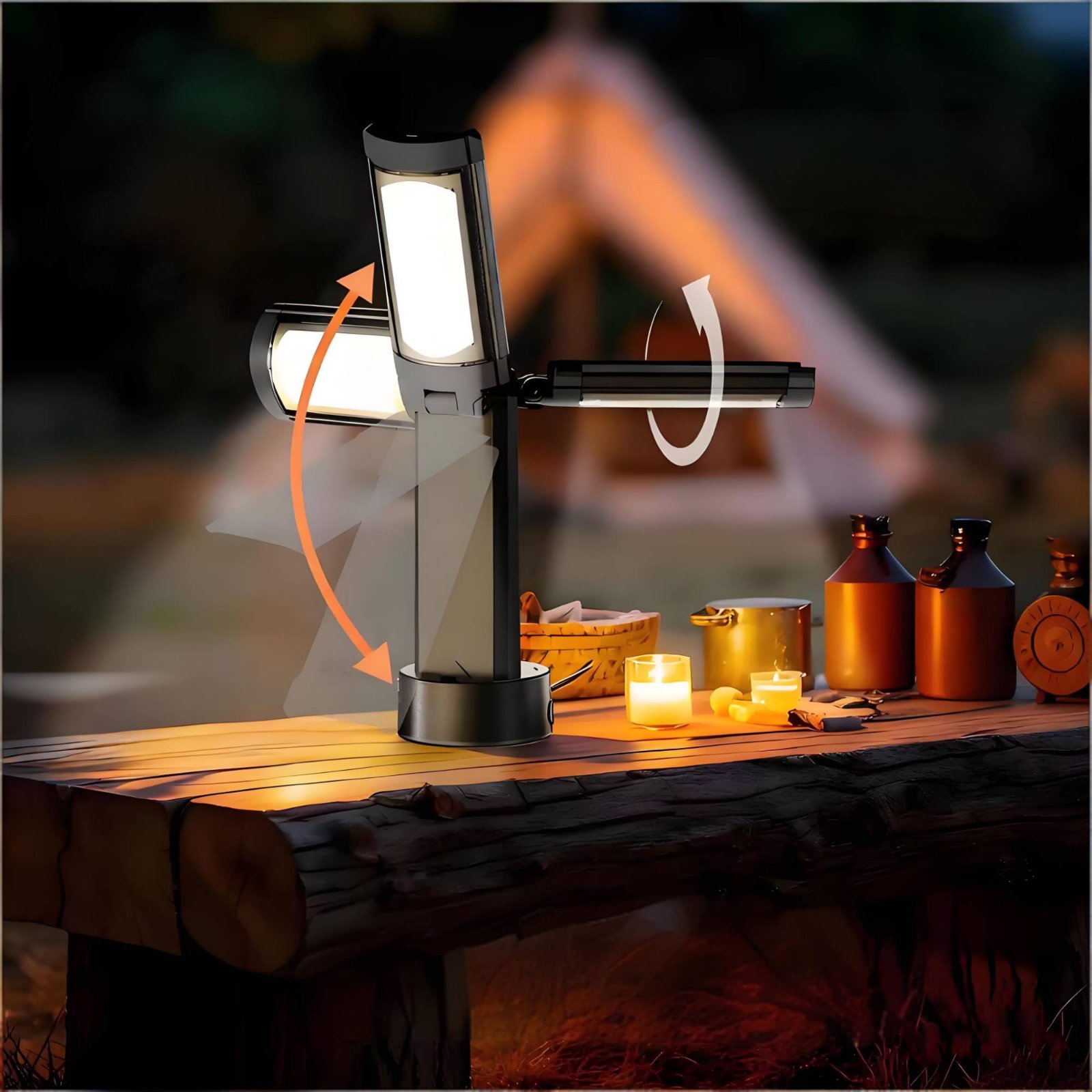 Telescopic Tent Lamp Adjustabl - Outdoor Camping Lampe reseña y precio