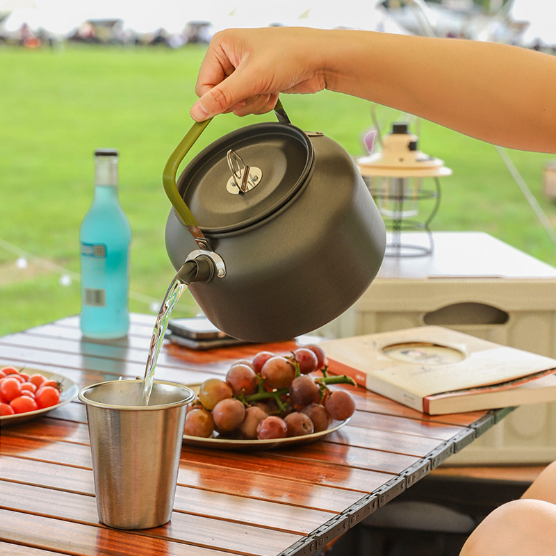 0.8L Outdoor Camping Coffee Po - Outdoor Camping Kettle reseña y precio