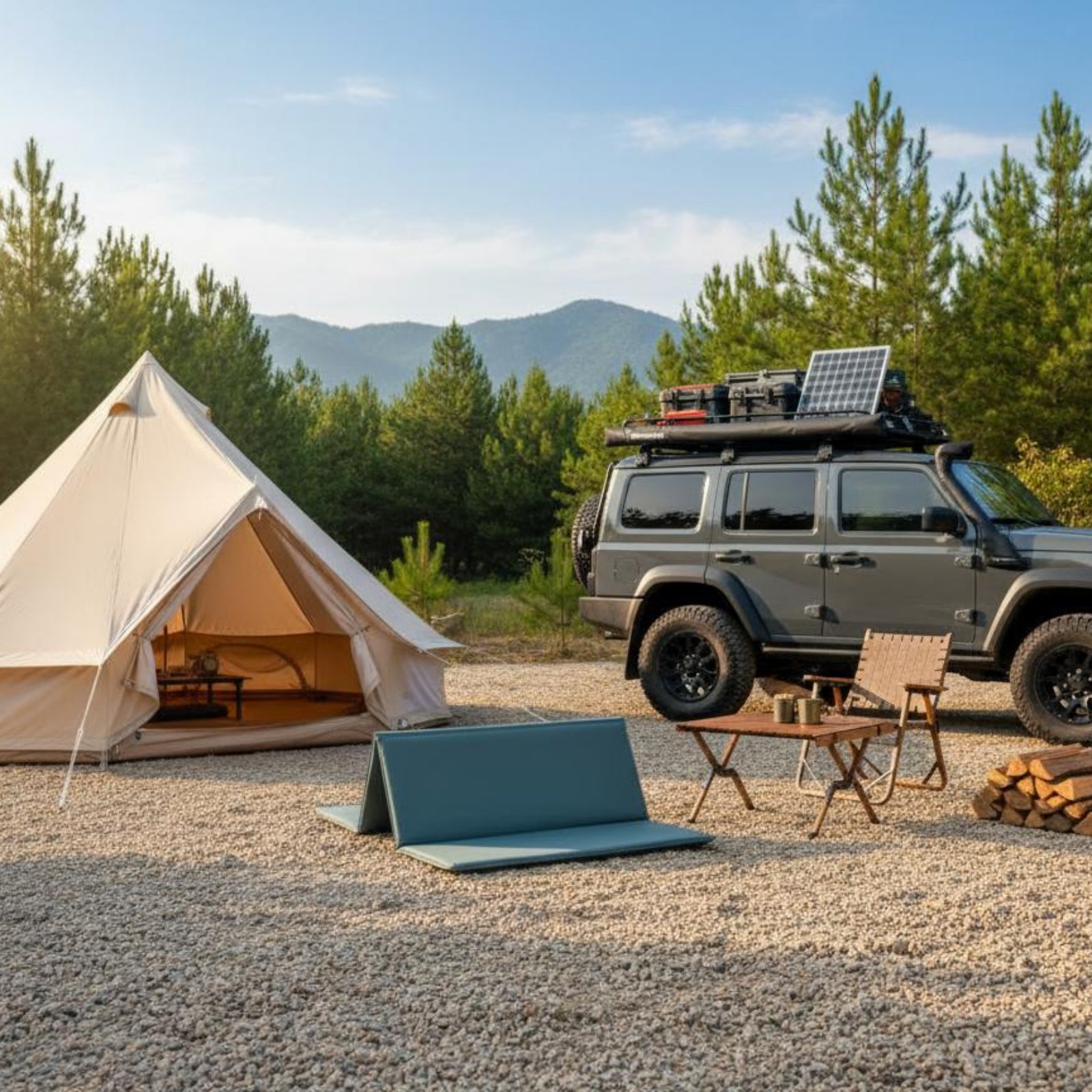 Camping Carrier Bottom Pad Pad - Outdoor Camping Wagon reseña y precio