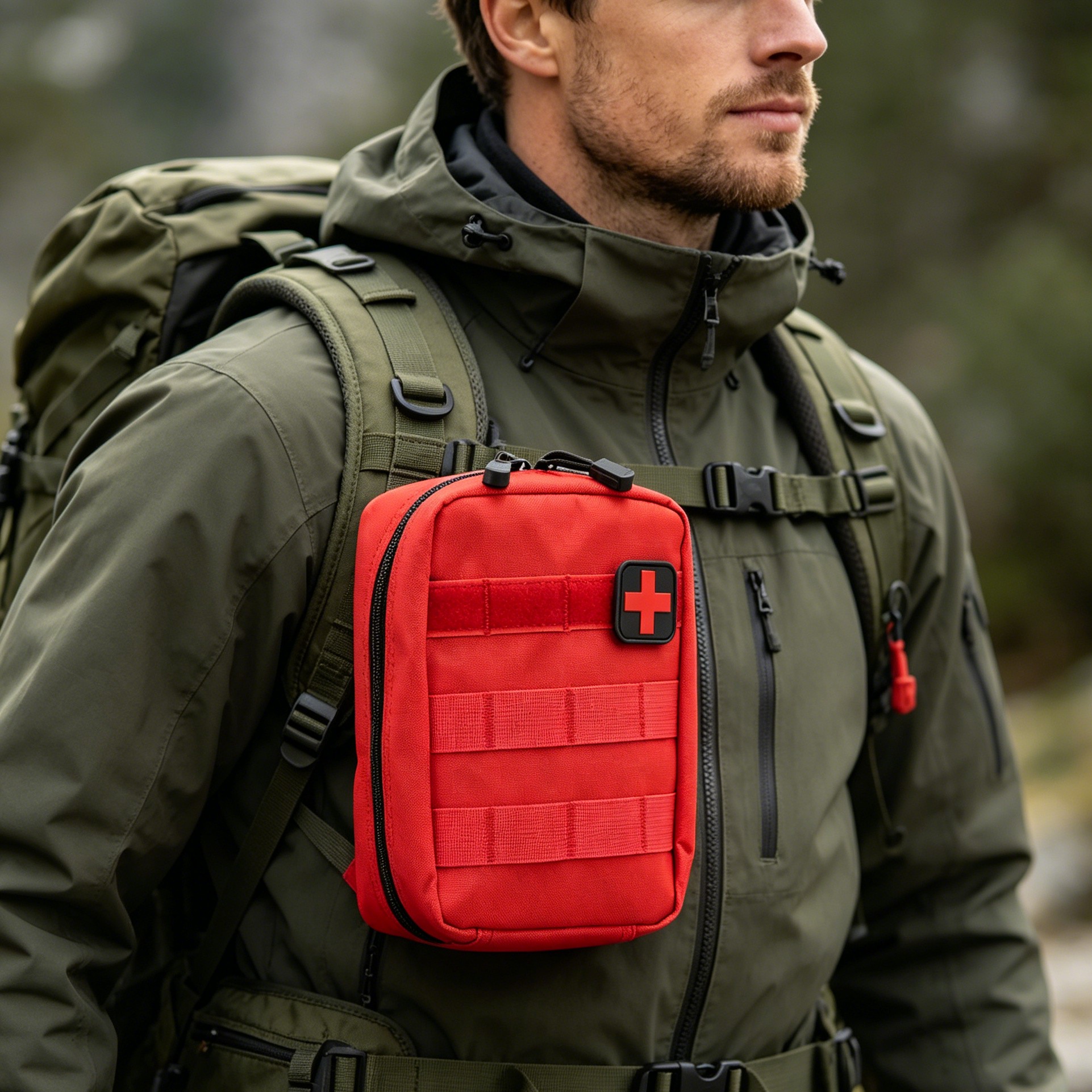 Tactical MOLLE IFAK Medical Po - First Aid Kit Camping reseña y precio