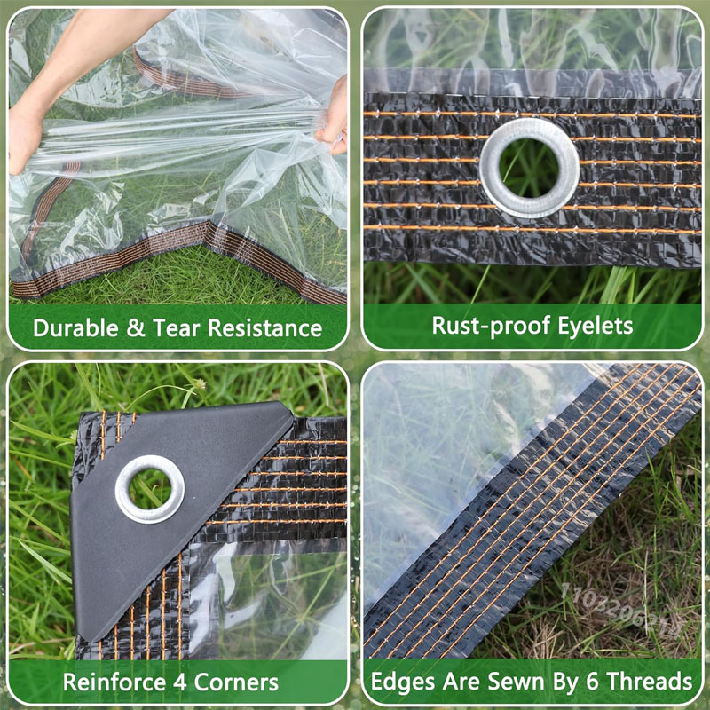Transparent Outdoor Tarpaulin  - Outdoor Camping Dog Fence reseña y precio