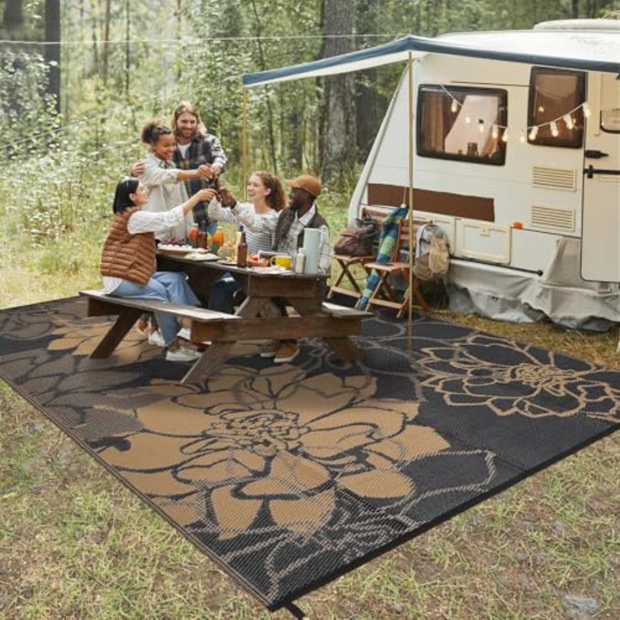 Outdoor Patio Rug 9x18 Waterpr - Outdoor Camping Rugs 9X18 reseña y precio