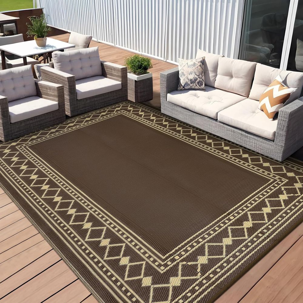 Reversible Outdoor Rug 9x18 Fe - Outdoor Camping Rugs 9X18 reseña y precio