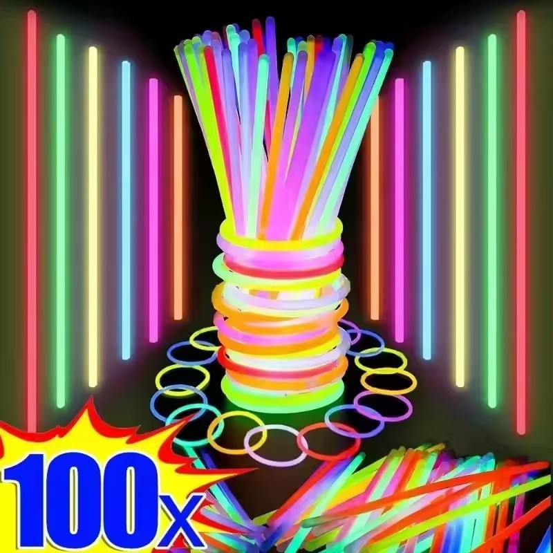 50/100Pcs Fluorescence Sticks  - Glow Sticks Survival reseña y precio