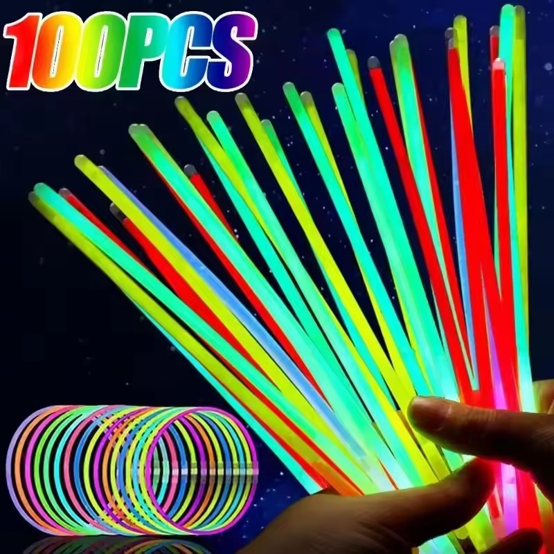 50/100Pcs Fluorescence Sticks  - Glow Sticks Survival reseña y precio