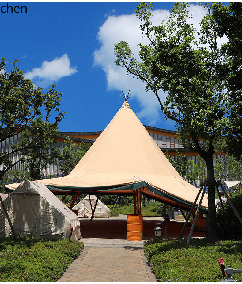 CP outdoor pyramid tent wild l - Outdoor Camping Exhibition reseña y precio