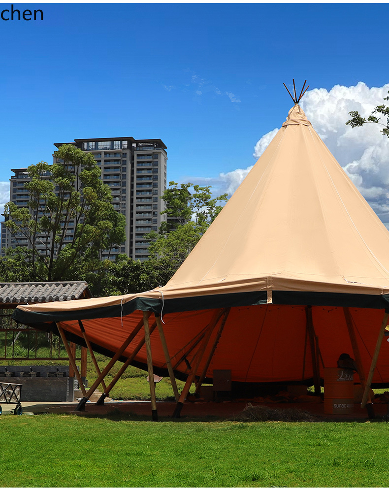 CP outdoor pyramid tent wild l - Outdoor Camping Exhibition reseña y precio