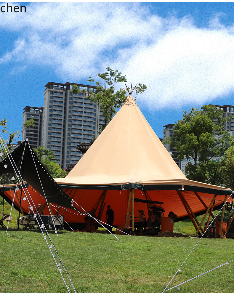 CP outdoor pyramid tent wild l - Outdoor Camping Exhibition reseña y precio