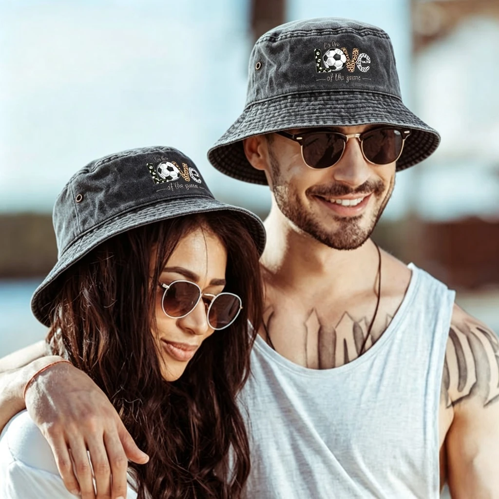 Unisex Bucket Hat with Soccer  - Outdoor Camping Decor Ideas reseña y precio