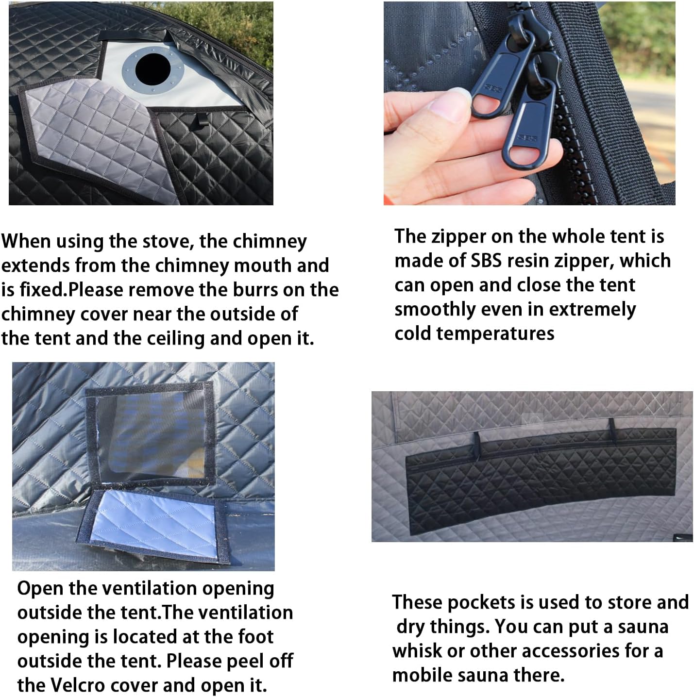 3-4 Person Portable Steam Saun - Outdoor Camping Quilt reseña y precio