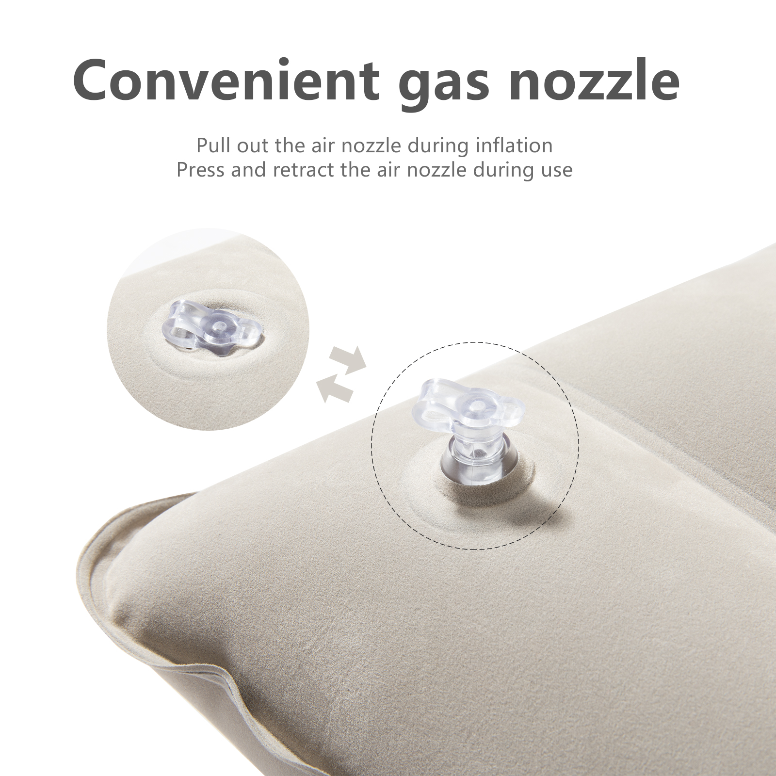 BISINNA Inflatable Pillow,Port - Outdoor Camping Quilt reseña y precio