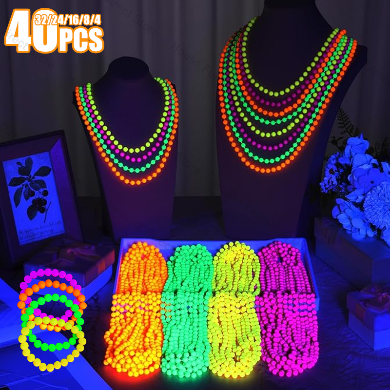 New Fluorescent Neon Necklace  - Glow Sticks Survival reseña y precio
