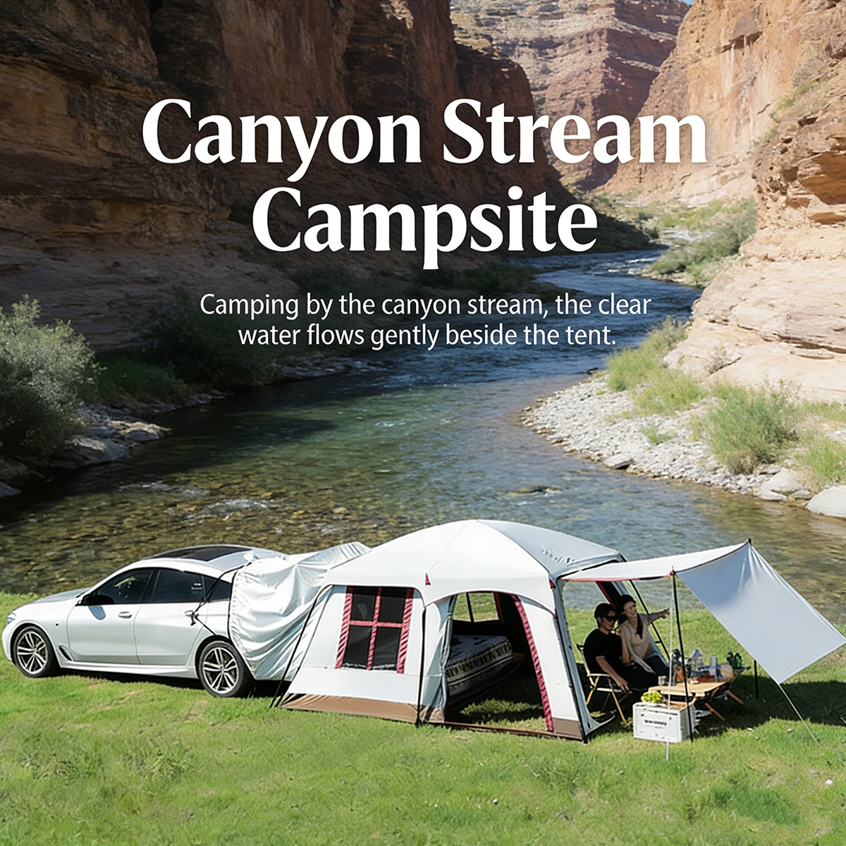 Multifunctional SUV Rear Tent  - Outdoor Camping Car Tail Tent reseña y precio