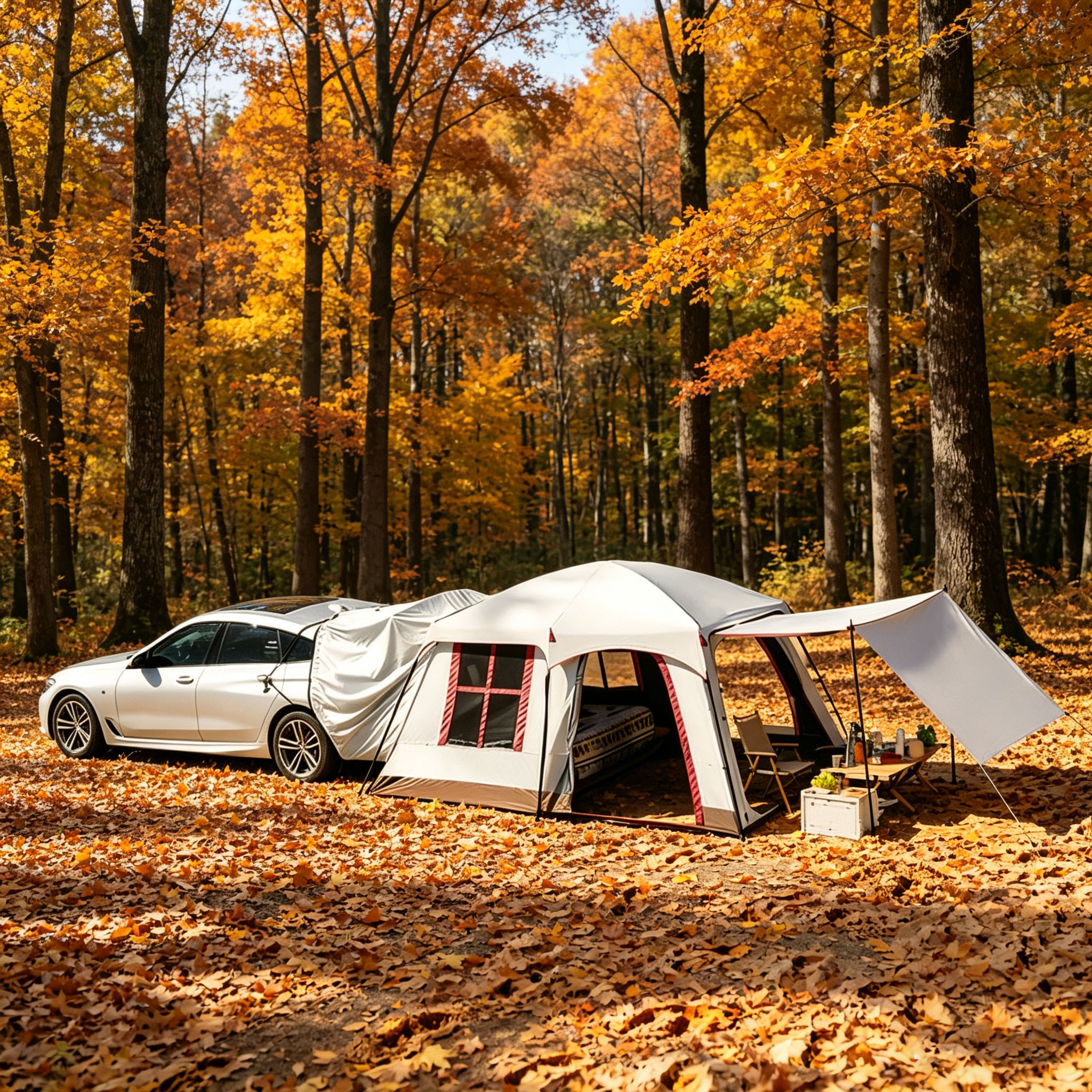 Multifunctional SUV Rear Tent  - Outdoor Camping Car Tail Tent reseña y precio