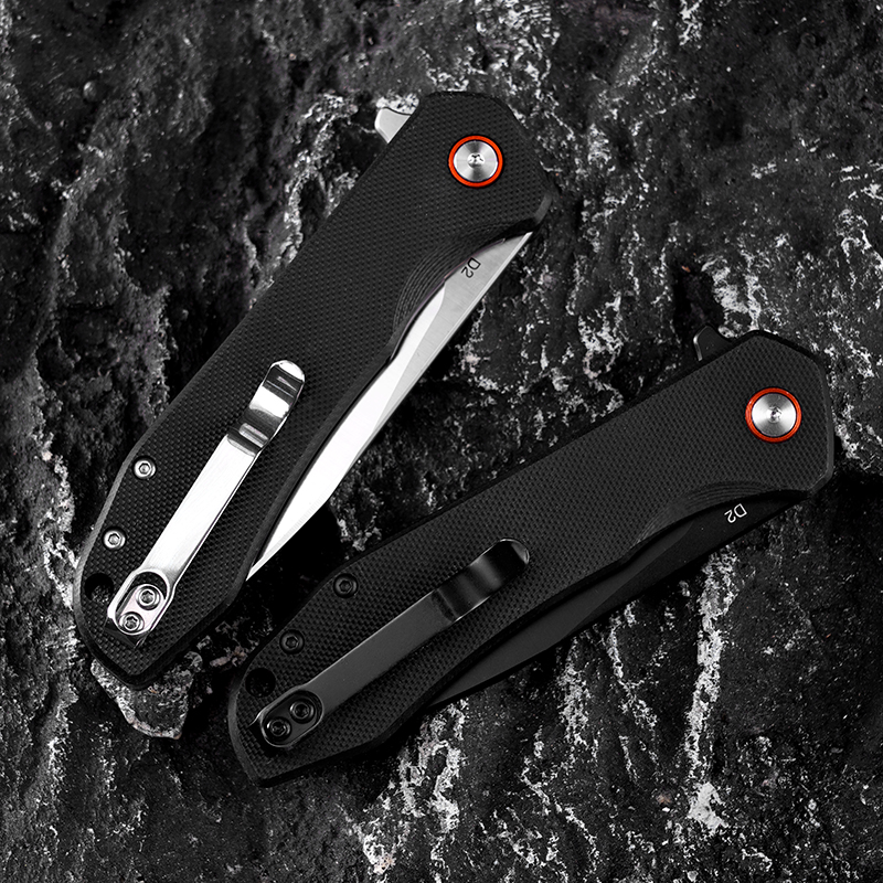 1pc 7 ”D2 Blade G10 Anti Slip  - Zd Outdoor Camping reseña y precio