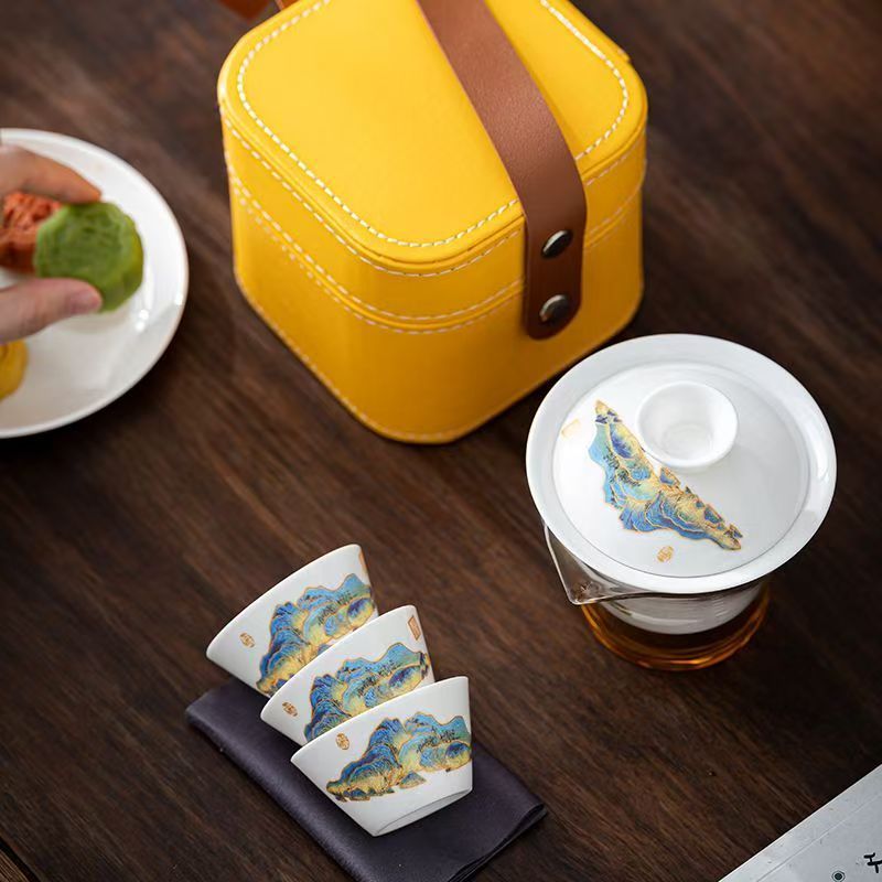 Travel Jade White Porcelain Te - Outdoor Camping Kettle reseña y precio