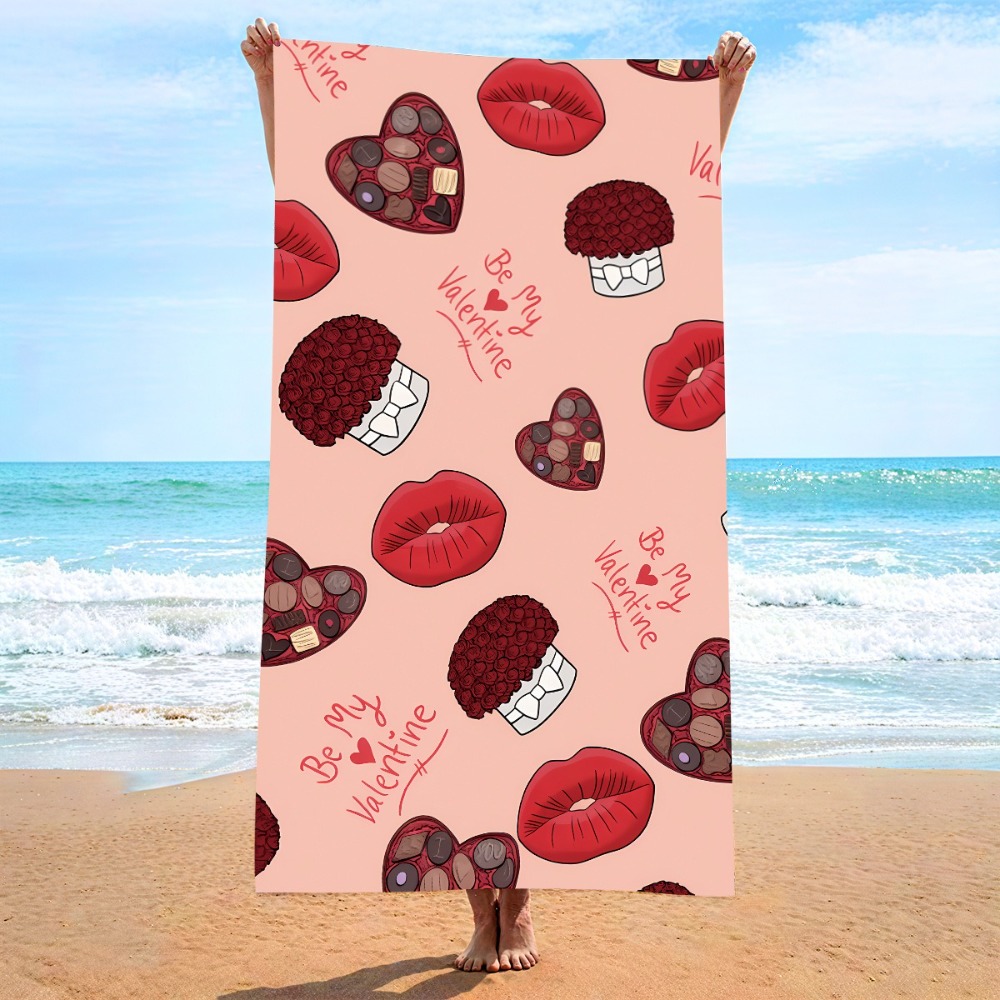 Heart Symbol Bath Towel 27x55i - Outdoor Camping Blanket reseña y precio