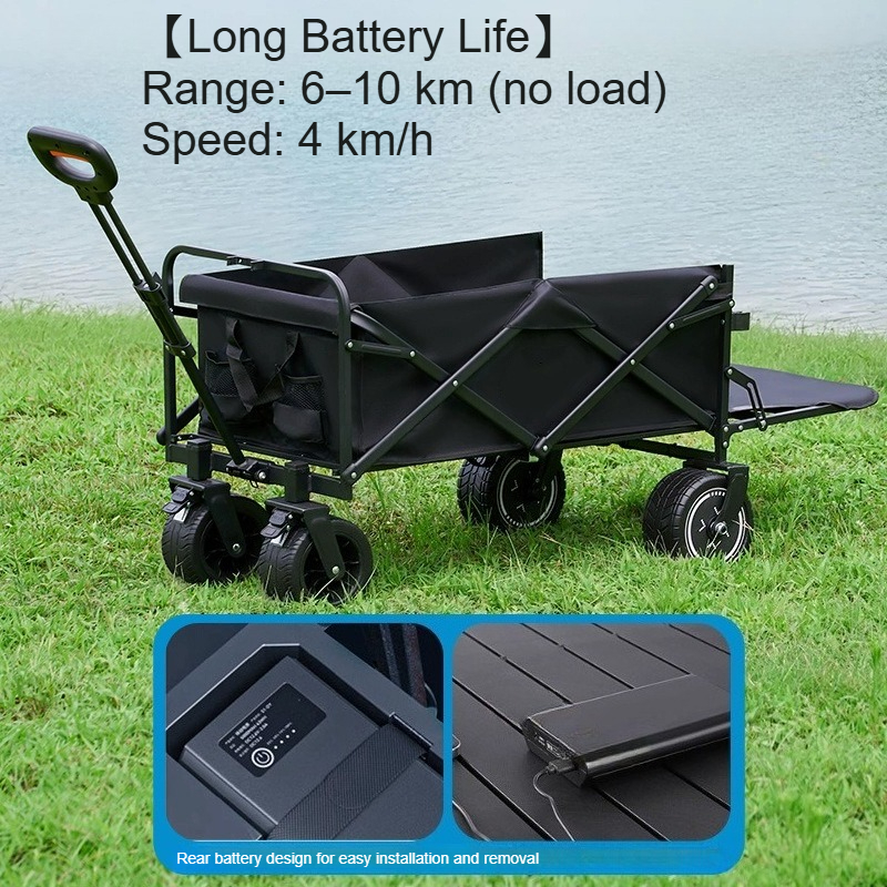 Electric Camping Cart, Foldabl - Outdoor Camping Wagon reseña y precio