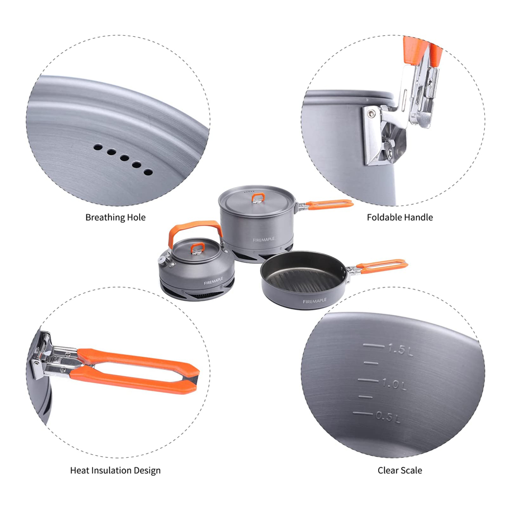 Fire Maple Camping Cookware Ut - Outdoor Camping Kitchen Table reseña y precio
