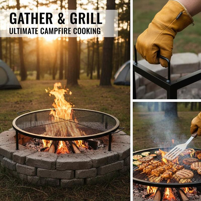 Black Round Cooking Grid 36 In - Outdoor Camping Tools reseña y precio