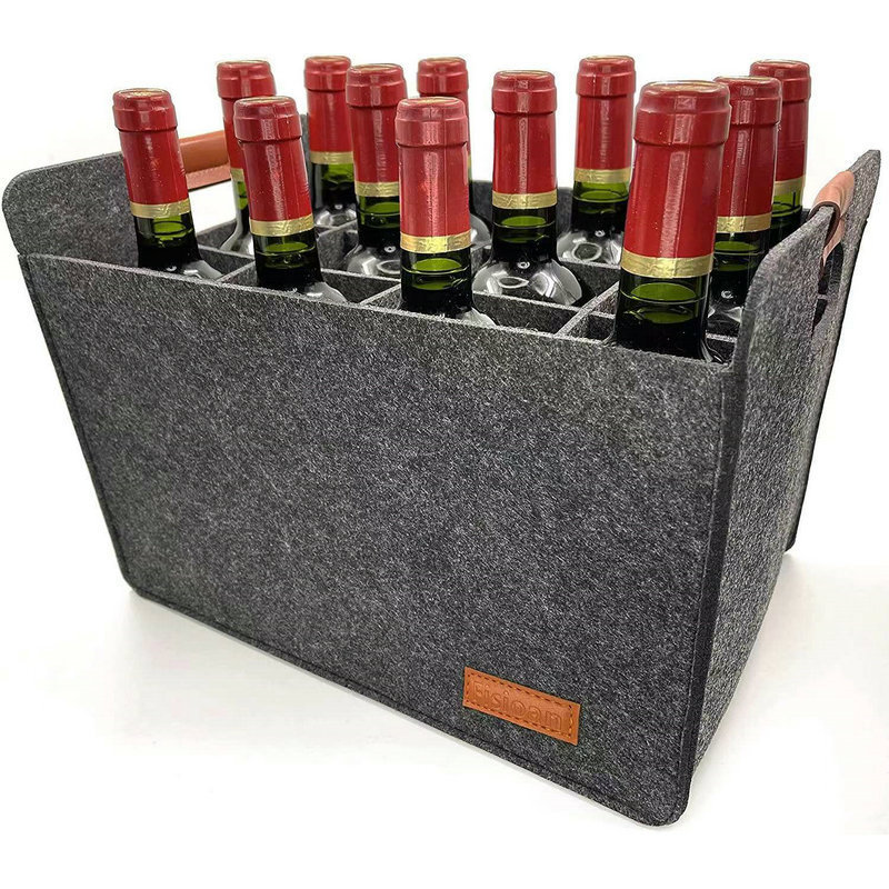 12 Bottle Felt Wine Carrier To - Outdoor Camping Water Tank reseña y precio