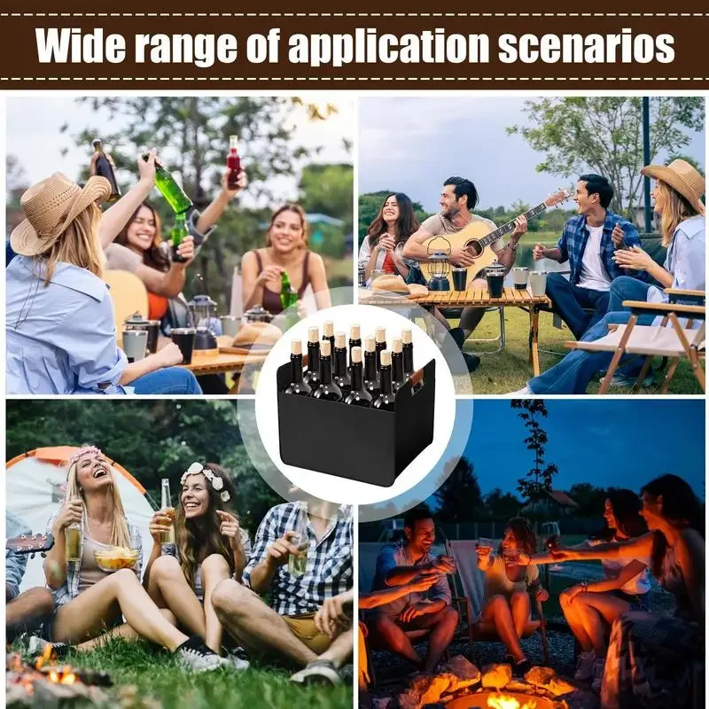 12 Bottle Felt Wine Carrier To - Outdoor Camping Water Tank reseña y precio