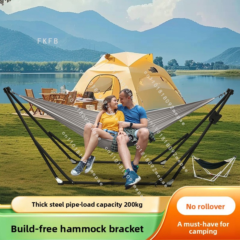 Easy Setup Anti Tip Folding Ha - Camping Hammock reseña y precio