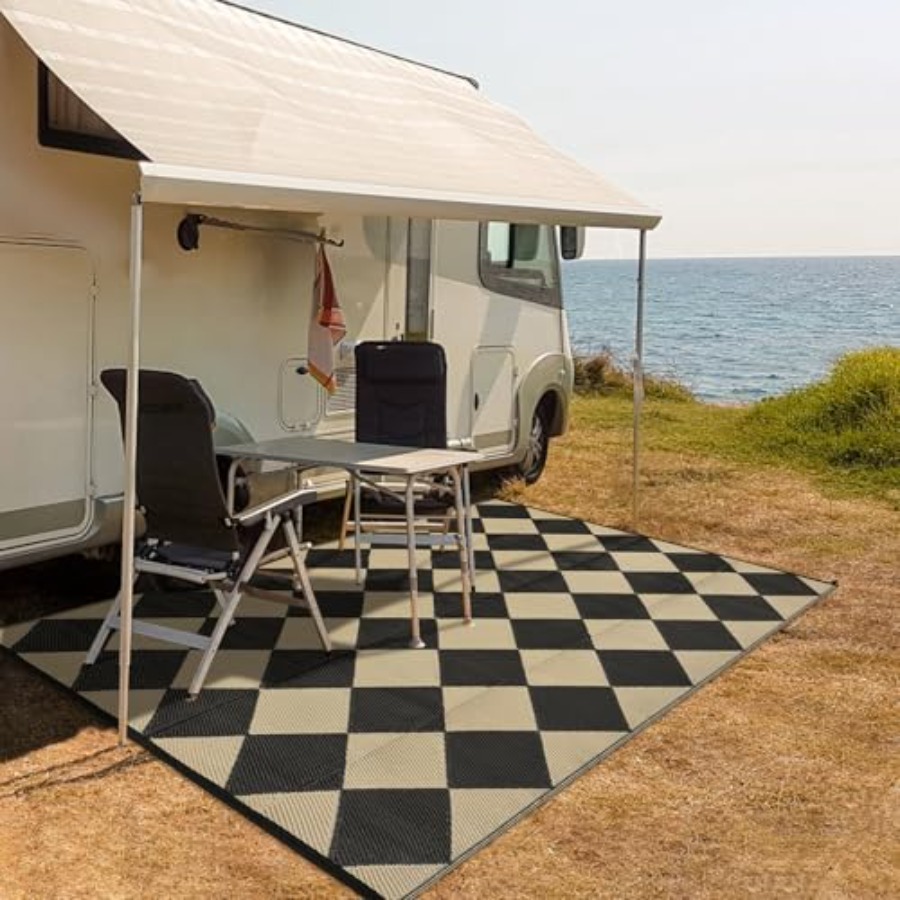 Outdoor Plastic Straw Rug 9x18 - Outdoor Camping Rugs 9X18 reseña y precio
