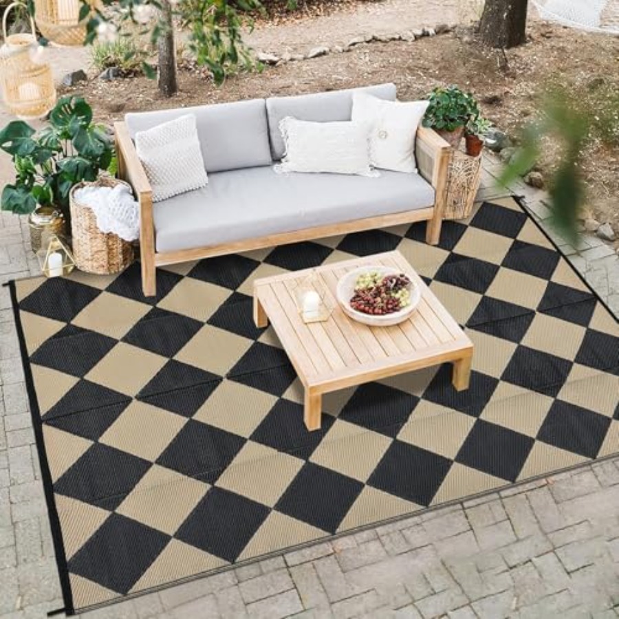 Outdoor Plastic Straw Rug 9x18 - Outdoor Camping Rugs 9X18 reseña y precio