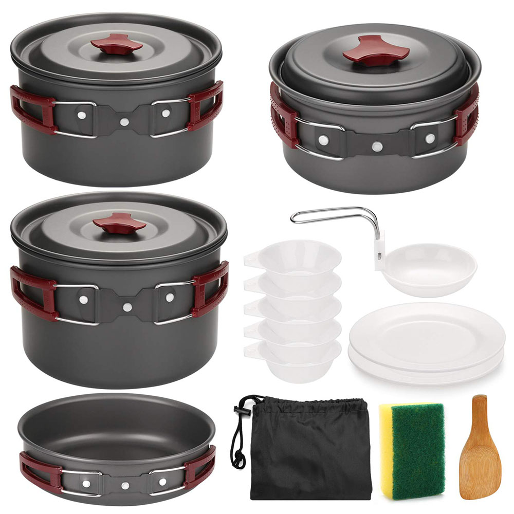 Outdoor Camping Cookware Kit N - Outdoor Camping Kitchen Table reseña y precio