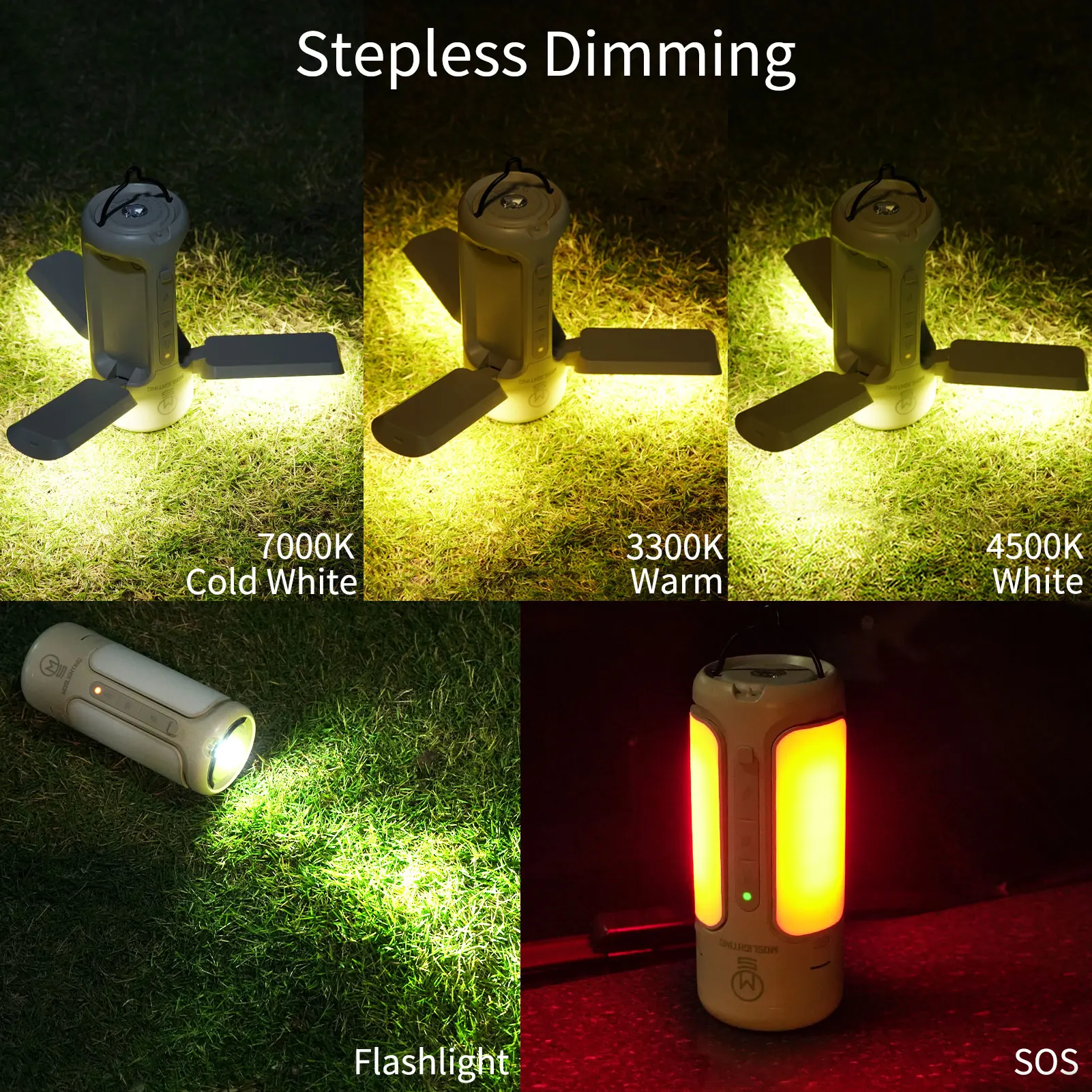 MOSLIGHTING Camping Lantern wi - Zd Outdoor Camping reseña y precio