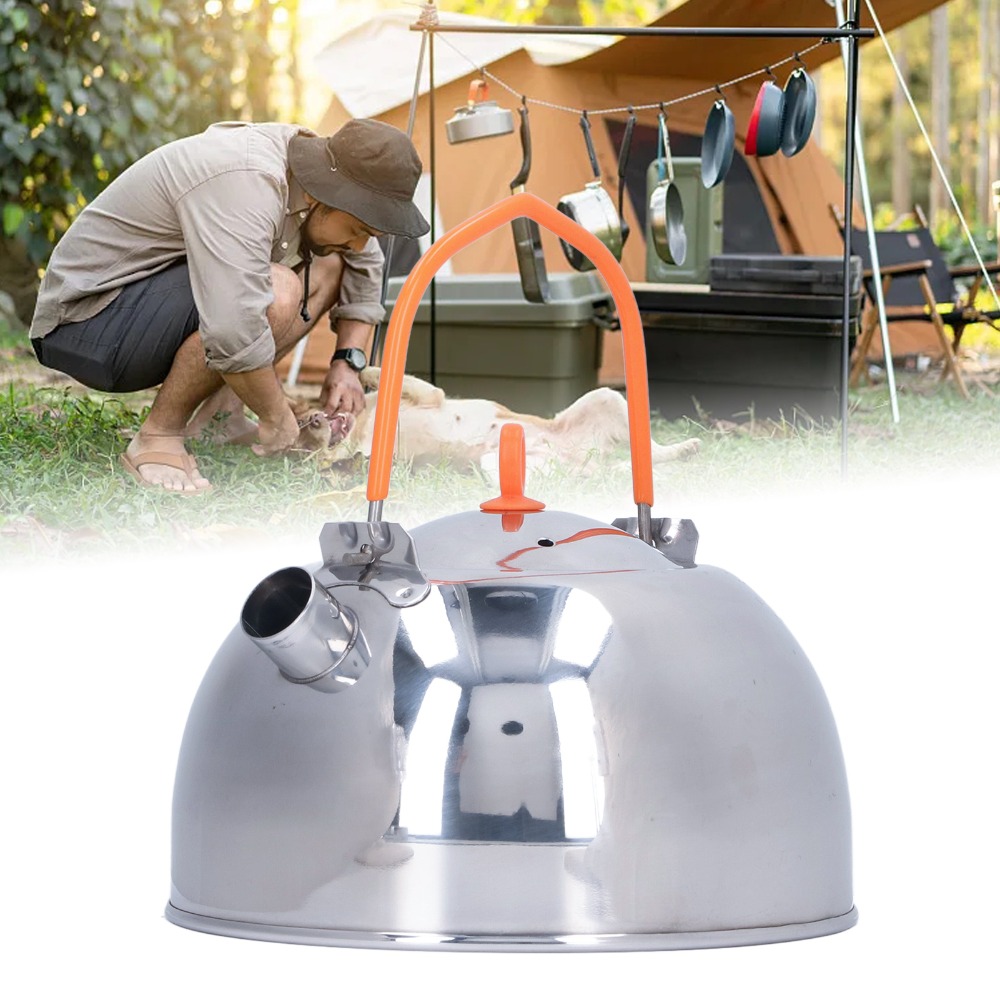 Durable Stainless Steel Portab - Outdoor Camping Kettle reseña y precio